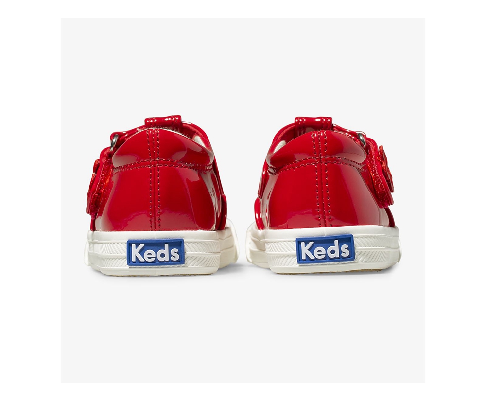 Slip Ons Keds Niños Rojas - Daphne Patent - 903-HWYFUK